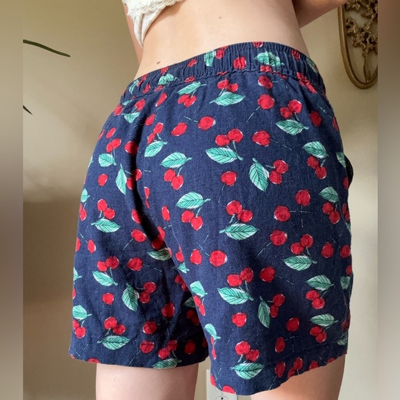 St. John's Bay Cherry Print Women's Shorts - Picture 3 of 7